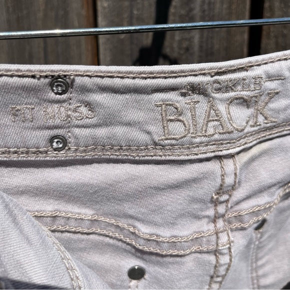 Buckle Black Ankle Skinny Stretch Jean size 26X27 Mid-rise - Picture 7 of 16